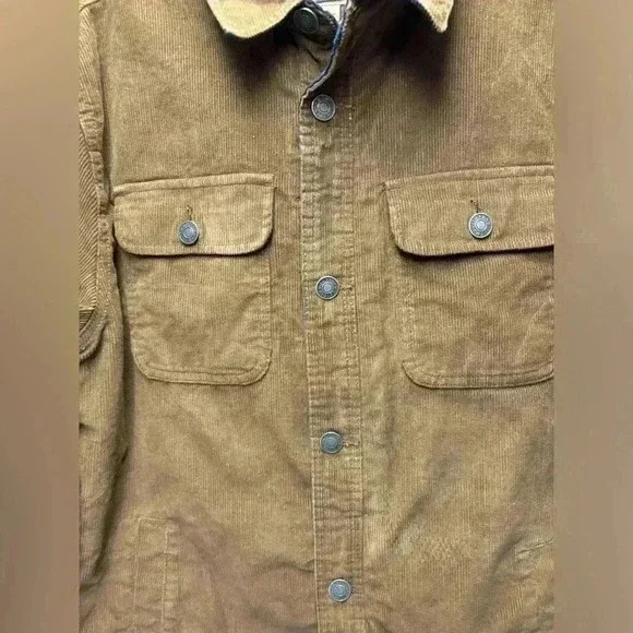 Jachs Fleece Lined Corduroy Shacket Size Large - Picture 2 of 7